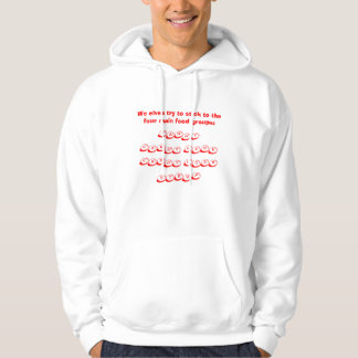 We proberen vast te houden aan de vier belangrijks hoodie