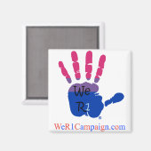 We R1 Biseksuele Handmagneet Magneet (Voorkant / Achterkant)