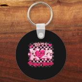 We’re A Perfect Match Love Puzzle Funny Valentines Sleutelhanger (Voorkant)