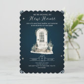 We’re Moving In! New Home Housewarming Invitation Kaart (Staand voorkant)