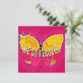 We recupereren triumfante vlinderKaart (Staand voorkant)