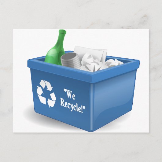 We Recyclen Briefkaart (Voorkant)