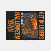 We redden Halloween Town. Fleece Deken (Voorkant (Horizontaal))