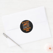 We redden Halloween Town. Ronde Sticker (Envelop)