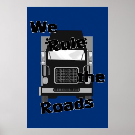 We regelen de wegen (Semi) Poster (Voorkant)