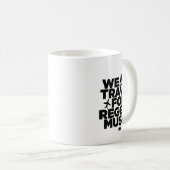 We reizen voor reggae muziek Sticker Koffiemok (Voorkant rechts)