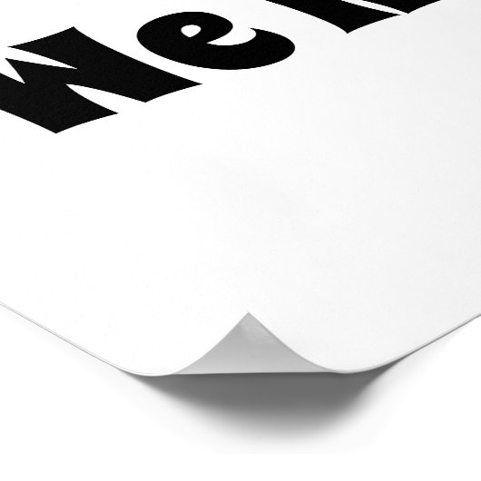 We Relish Your Buns Funny Custom Hamburger Poster (Hoek)