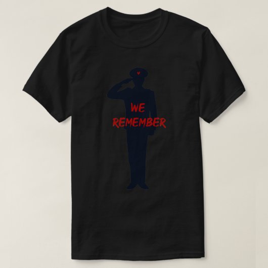 WE REMEMBER MemorialDay Triblend T-shirt (Design voorkant)