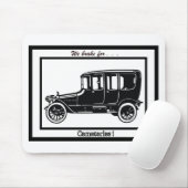 We remmen voor begraafplaatsen! muismat (Met muis)