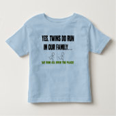 We rennen door de hele plaats! kinder shirts (Voorkant)