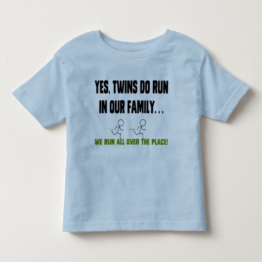 We rennen door de hele plaats! kinder shirts (Voorkant)