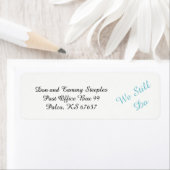 We retourneren nog steeds adreslabels etiket (Insitu)