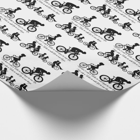 WE RICHTEN EEN BIKE CADEAUPAPIER (Hoek)
