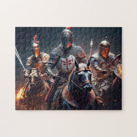 We Ride After Midnight Illustratie Legpuzzel (Horizontaal)