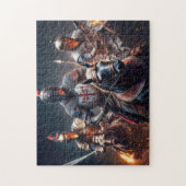 We Ride After Midnight Illustratie Legpuzzel (Verticaal)