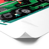 We Ride At Dawn Riding Lawn Mower Toddler Funny Mo Poster (Hoek)