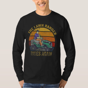 We rijden bij het ochtendgloren Papa grasmaaier ma T-shirt