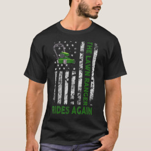 We rijden op Dawn papa Lawn Mower Make Laugh Day Y T-shirt