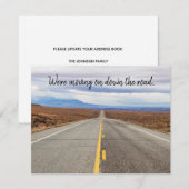 We rijden over de Scenic Highway-foto Aankondiging (Voorkant / Achterkant)