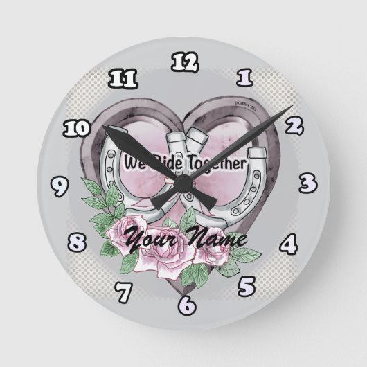 We rijden samen op maat gemaakte klokken (Voorkant)