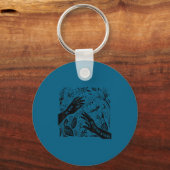 We Rise By Lifting Others Insrational Retro Motiva Sleutelhanger (Voorkant)