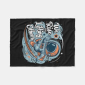 We Rise By Lifting Others Motivational Quote Women Fleece Deken (Voorkant (Horizontaal))