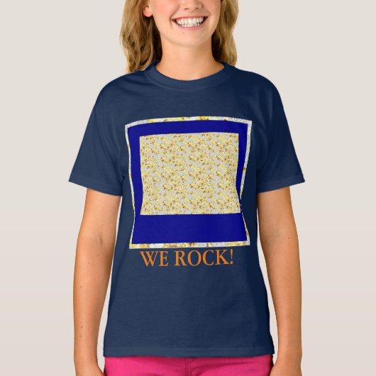 WE ROCK! T-SHIRT (Voorkant)