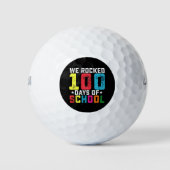 We Rocked 100 dagen school leraar student Golfballen (Voorkant)