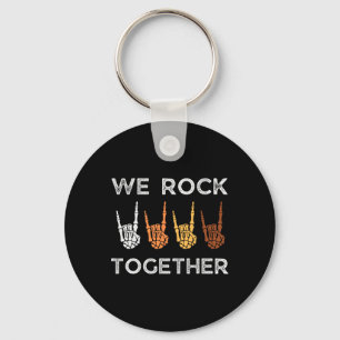 We Rocken Samen Skelet Handen Rock Grappige Hallow Sleutelhanger