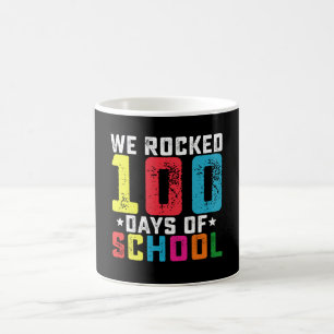 We Rockten 100 dagen school leraar leerling Koffiemok