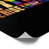 We ruisen samen zwarte pride Blm lgbt Poster (Hoek)