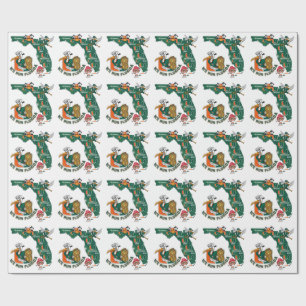 We Run Florida Voetbal Fan Gameday Grafisch Cadeaupapier