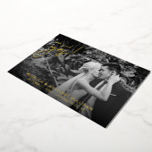 We Said Yes Foto | Trouwfoto Ontvangst Folie Uitnodiging (Gedraaid)