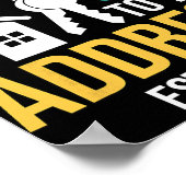 We Said Yes To The Address Est. 2025 Homeowner Hou Poster (Hoek)