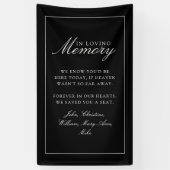 "We Saved You A Seat"  Black Wedding Spandoek (Verticaal)