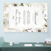  "We Saved You A Seat" Lente Bruiloft Welkom Spandoek (Beurs)