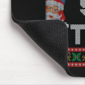 We Saw That Jesus And Santa Christian Ugly Christm Muismat (Hoek)