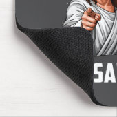 We Saw That Jesus And Santa Funny Christmas Christ Muismat (Hoek)