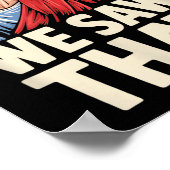 We Saw That Santa And Jesus Are Always Watching Ch Poster (Hoek)