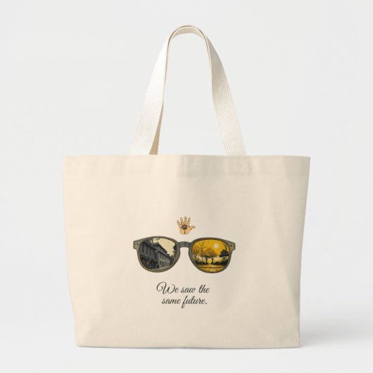 We saw the same future grote tote bag (Voorkant)