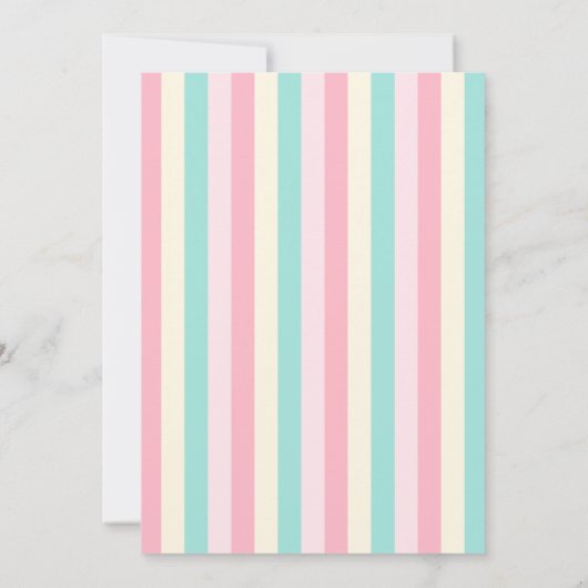 We schreeuwen allemaal ijs verjaardagsfeestuitnodi kaart (Achterkant)