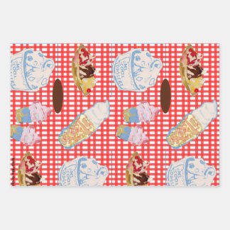 We Scream All For Ice Cream Inpakpapier Vel