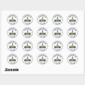 We Serve We Love Kerkteam Ronde Sticker (Vel)
