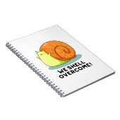We Shell Overcome Grappige Positieve Slakken Grap  Notitieboek (Rechterzijde)