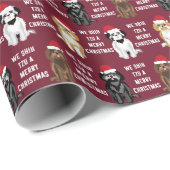 We Shih Tzu een prettige kerst Cadeaupapier (Rol Hoek)