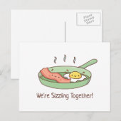 We Sissen Samen, Schattig Bacon en Ei Briefkaart (Voorkant / Achterkant)