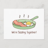 We sissen samen, Schattige spek en ei Briefkaart (Voorkant)