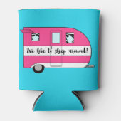 "We slapen graag rond!" Blikjeskoeler (Voorkant)