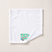 "We slapen graag rond" Camper Hand Towel Bad Handdoek (Wasdoekje)