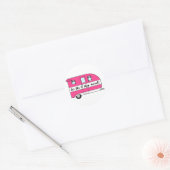 "We slapen graag rond" Camper stickers (Envelop)